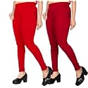 FASHION GALLERY Women's Cotton Blend Modern Fit Pants with Ankle Length Pull On Closure and Elasticated Flexible Waist|Stretchable Pants for Women