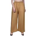FASHION GALLERY Women39s Solid Rayon Palazzo Pants