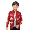 Boys Printed Shrug with Attached Printed T-shirt