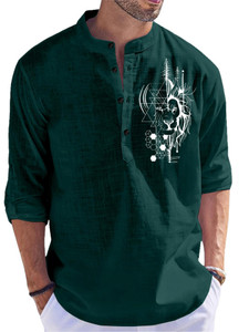 Fashion Marts Men Printed Straight Kurta