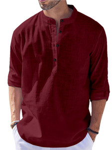 Fashion Marts Men Solid Straight Kurta