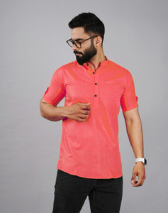 Fashion Marts Men Solid Straight Kurta