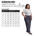Fashion Plus PlointTrandy Textured Trousers for Women