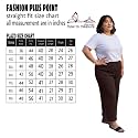 Fashion Plus PlointTrandy Textured Trousers for Women