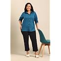Fashion Plus PlointTrandy Textured Trousers for Women