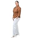 Fashion Plus PlointTrandy Textured Trousers for Women