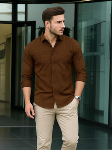 The Fashion Prime Men Self Design Casual
