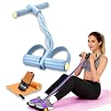 Fashion Puller Exercise, 2026 New Natural Latex Tube Pedal Resistance Device, Elastic Multifunction Resistance Band with Handle for Abdomen, Waist, Arm, Leg Exercise Bands