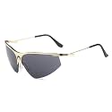 Fashion Punk Sports Sunglasses Men Women Luxury Half Frame Cat Eye Sun Glasses Uv400