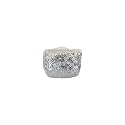Fashion Sequence Net Laces for Dresses/Sarees/Lehenga/Suits/Caps/Bags/Decorations/Borders/Crafts - Silver - Combo Pack of 4.25 Meters