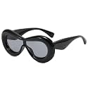 Fashion Sunglasses Women Men Trendy One-piece Sun Glasses Punk Party Summer Traveling Uv400