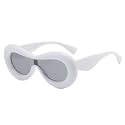 Fashion Sunglasses Women Men Trendy One-piece Sun Glasses Punk Party Summer Traveling Uv400
