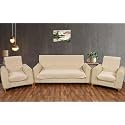 Fashion Throw Quilted Velvet 5 Seater Sofa Cover | Anti-Slip | Machine Washable | Sofa Slipcover | Beige (5 Seater)
