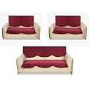 Fashion Throw Quilted Velvet 7 Seater Sofa Cover | Anti-Slip | Machine Washable | Sofa Slipcover | Pink (7 Seater)