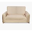 Fashion Throw Quilted Velvet 2 Seater Sofa Cover | Anti-Slip | Machine Washable | Sofa Slipcover | Beige (2 Seater)