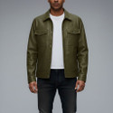 fashion wob Men Solid Leather Jacket
