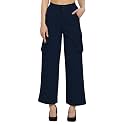 Fashion Women39s Casual Cargo Pants Flared High