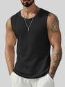 Fashion And Youth Solid Men Round Neck