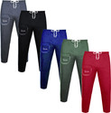 Fashionate World Track Pant For Boys (Multicolor, Pack of 5)