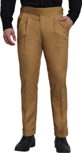 FASHIONEMPIRE Regular Fit Men Brown Trousers