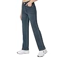 Fashionfibre Women's High-Rise Straight Fit Stretchable Jeans (34, Green Tint)