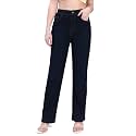 Fashionfibre Women's High-Rise Straight Fit Stretchable Jeans