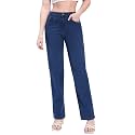 Fashionfibre Women's High-Rise Straight Fit Stretchable Jeans