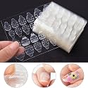 Fashionharbour 24 Reusable Artificial Fake Nail Set| Lightweight &amp; Long Lasting| Easy To Use| Quick Fix For Festivals &amp; Special Occasions (0lf102)