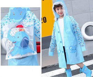 FASHIONIO Graphic Print Boys Girls Raincoat