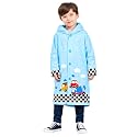 FashionIO Hooded Raincoat for Kids with WideInflated