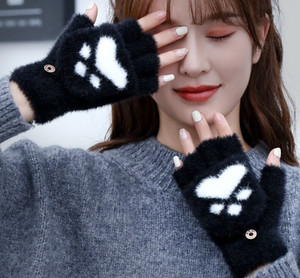 fashionio self design winter women gloves