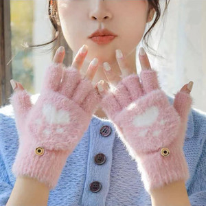 fashionio self design winter women gloves