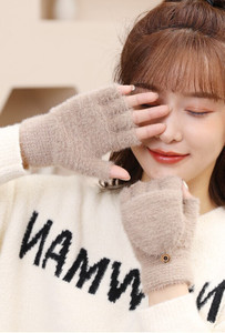 fashionio self design winter women gloves