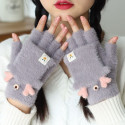 FASHIONIO Self Design Winter Women Gloves