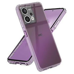 Fashionury Crystal Clear Case for HMD Crest