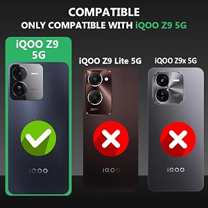 Fashionury Crystal Clear Case for iQOO Z9