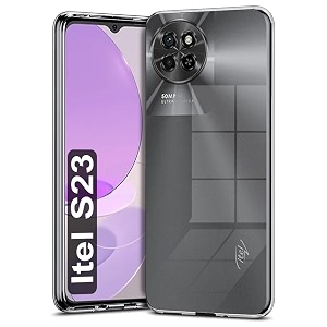 Fashionury Crystal Clear Case for ITEL S23