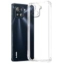 Fashionury Crystal Clear Case for Lava Blaze