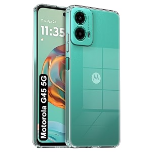 Fashionury Crystal Clear Case for Motorola G45