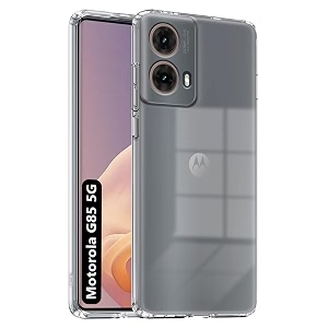 Fashionury Crystal Clear Case for Motorola G85
