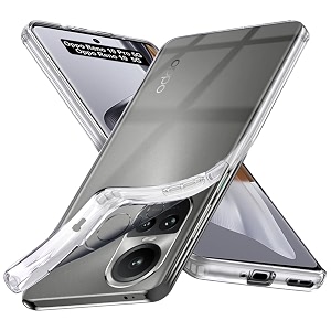 Fashionury Crystal Clear Case for Oppo Reno