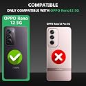 Fashionury Crystal Clear Case for Oppo Reno