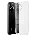 Fashionury Crystal Clear Case for Poco F7