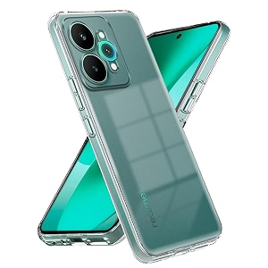 Fashionury Crystal Clear Case for Realme 15