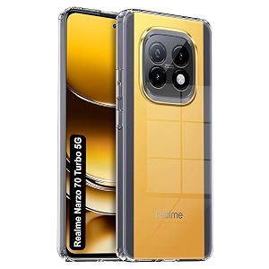 Fashionury Crystal Clear Case for Realme Narzo