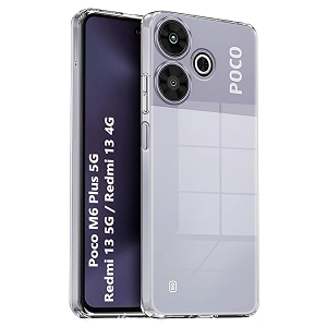 Fashionury Crystal Clear Case for Redmi 13