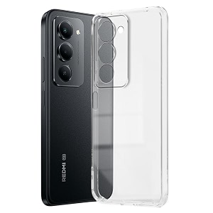 Fashionury Crystal Clear Case for Redmi 15