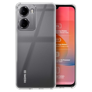 Fashionury Crystal Clear Case for Redmi 15A