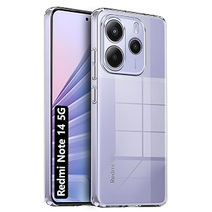 Fashionury Crystal Clear Case for Redmi Note