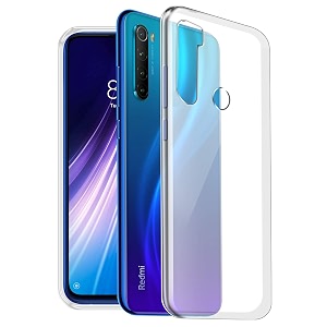 Fashionury Crystal Clear Case for Redmi Note